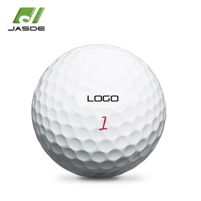 Custom logo manufacture wholesale long distance bulk 2 layer 3pcs 4 piece 5 piece urethan practice training smart golf balls