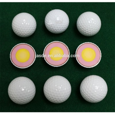 Custom professional 3 pieces urethane durable cover water soluble range golf balls