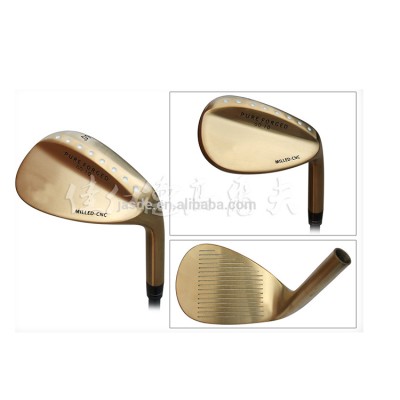 CNC milled stainless steel golf gold wedge